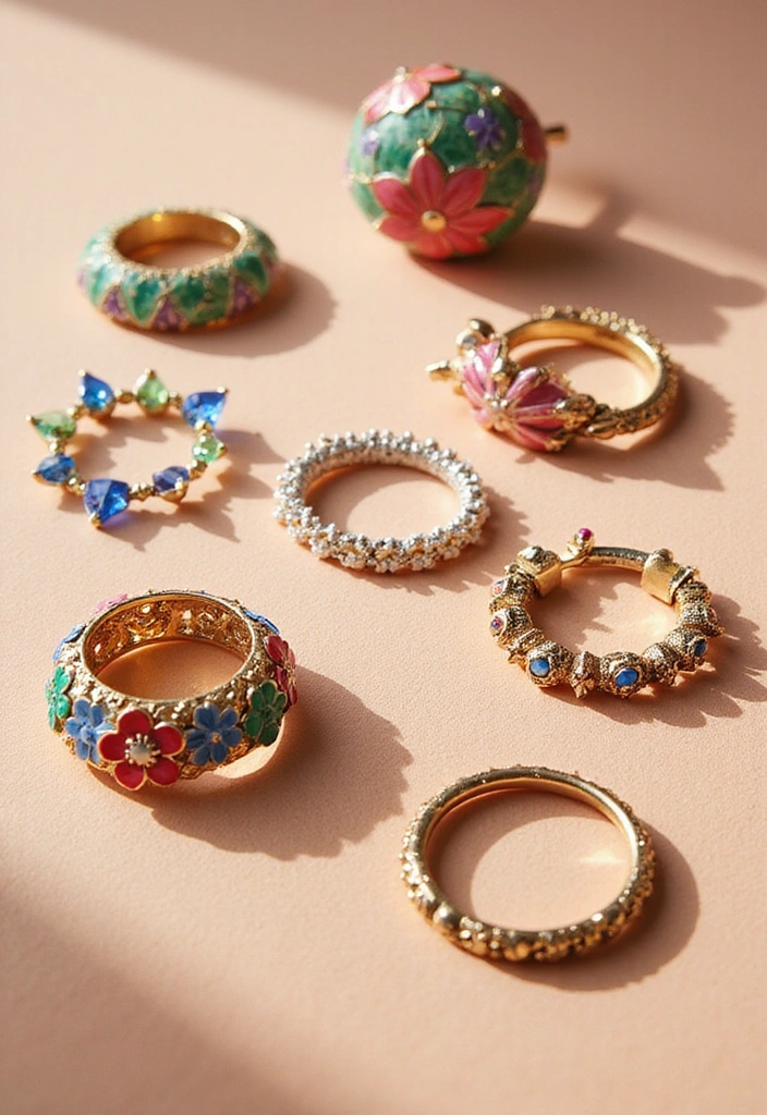 20 Must-Have Hair Accessories for Women That Will Elevate Your Style Instantly! - 14. Unique Hair Rings