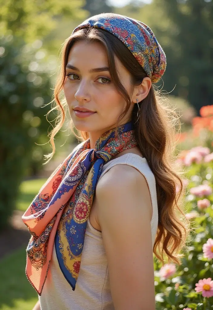 20 Must-Have Hair Accessories for Women That Will Elevate Your Style Instantly! - 9. Hair Scarves
