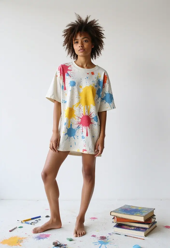 20 Must-Try Oversized Tees for Teens That Instantly Upgrade Your OOTD - 15. Customizable Oversized Tees: Express Yourself