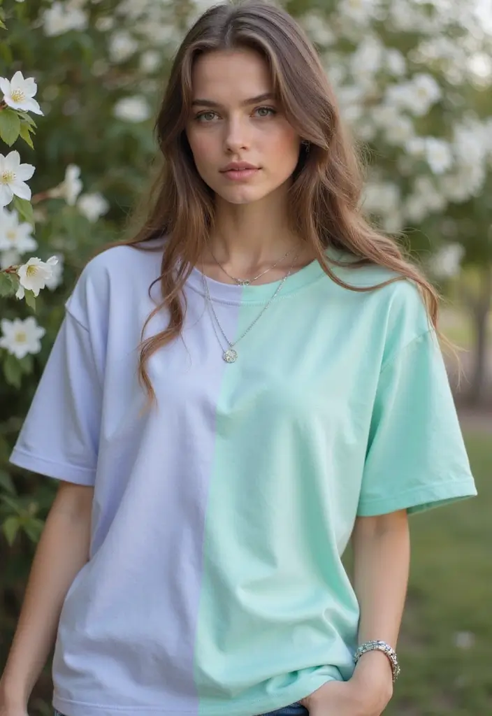 20 Must-Try Oversized Tees for Teens That Instantly Upgrade Your OOTD - 18. Pastel Oversized Tees: Soft and Dreamy