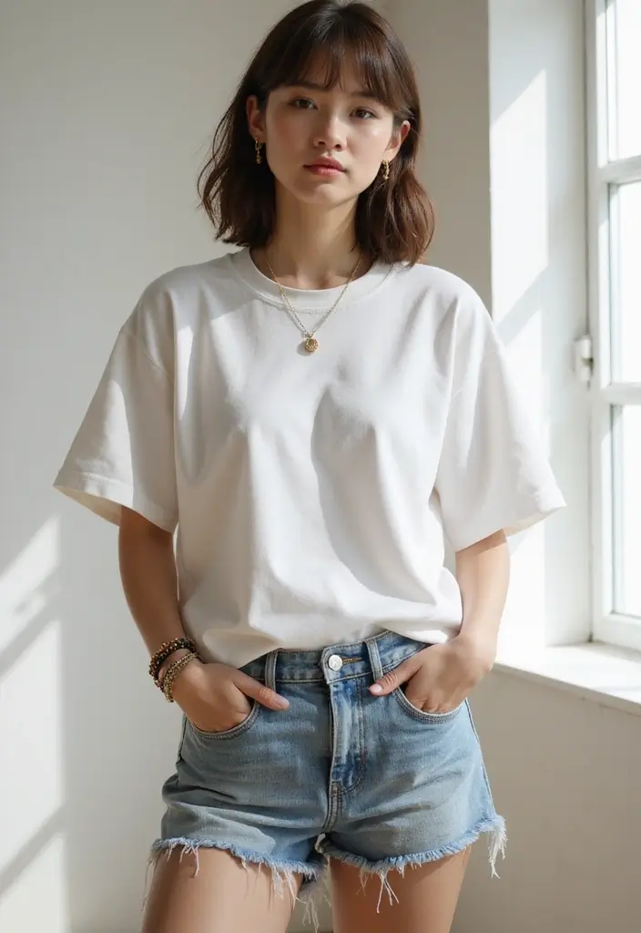 20 Must-Try Oversized Tees for Teens That Instantly Upgrade Your OOTD - 3. Plain Oversized Tees: The Ultimate Basics