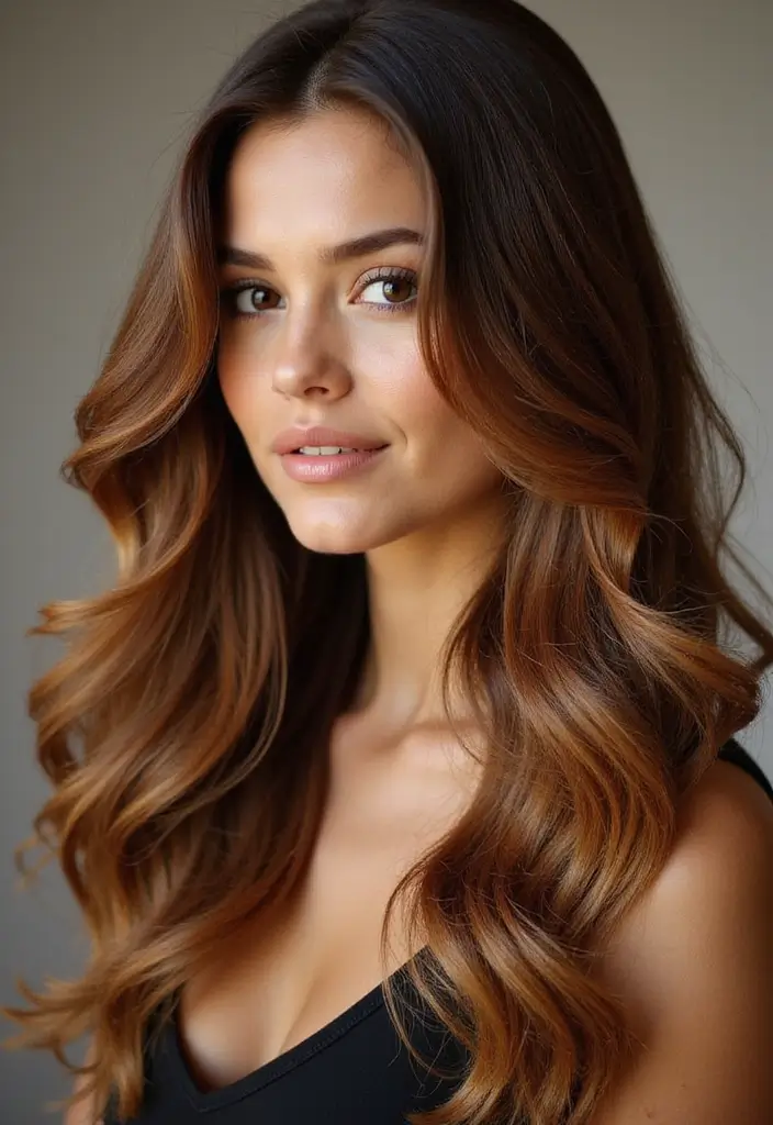20 Stunning Brunette Hair Colors with Highlights You Must Try This Season! - 1. Caramel Balayage Bliss