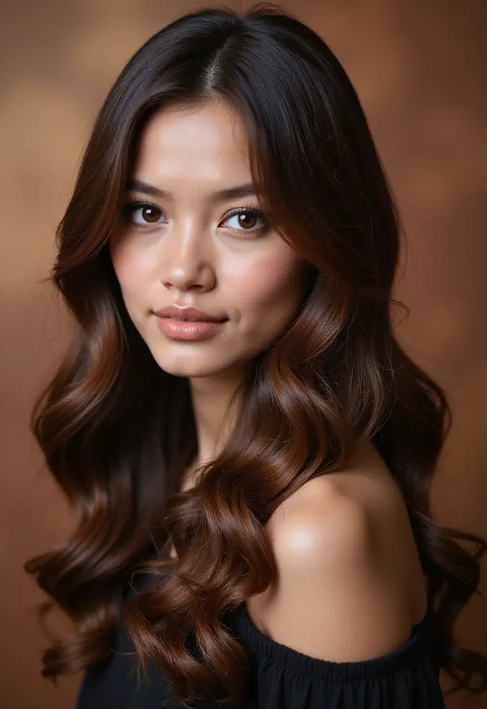 20 Stunning Brunette Hair Colors with Highlights You Must Try This Season! - 14. Burnished Chestnut Highlights