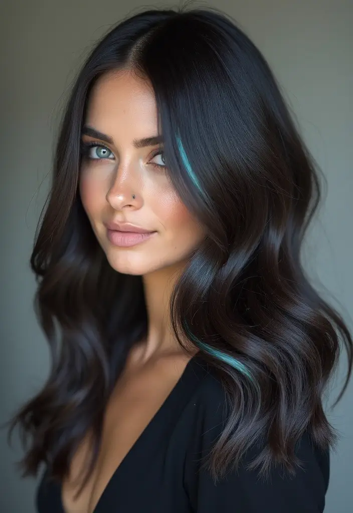 20 Stunning Brunette Hair Colors with Highlights You Must Try This Season! - 7. Icy Cool Highlights