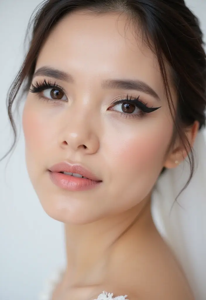 20 Stunning Indian Bridal Makeup Looks That Will Leave You Breathless (You Won't Believe #5!) - 15. Statement Eyeliner