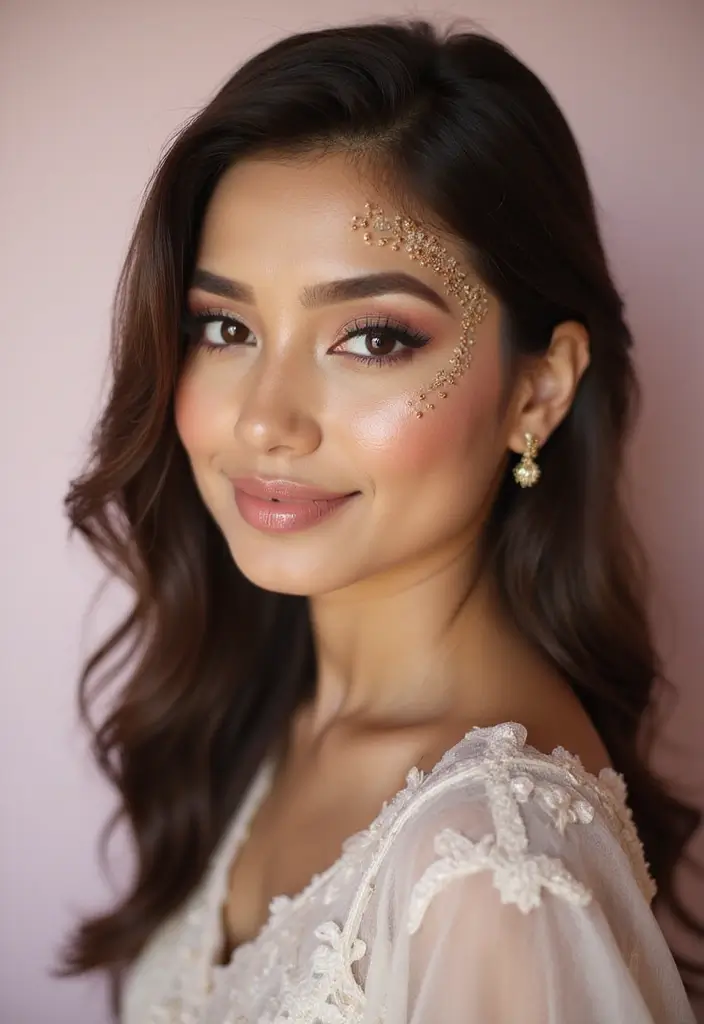 20 Stunning Indian Bridal Makeup Looks That Will Leave You Breathless (You Won't Believe #5!) - 17. Intricate Henna Designs