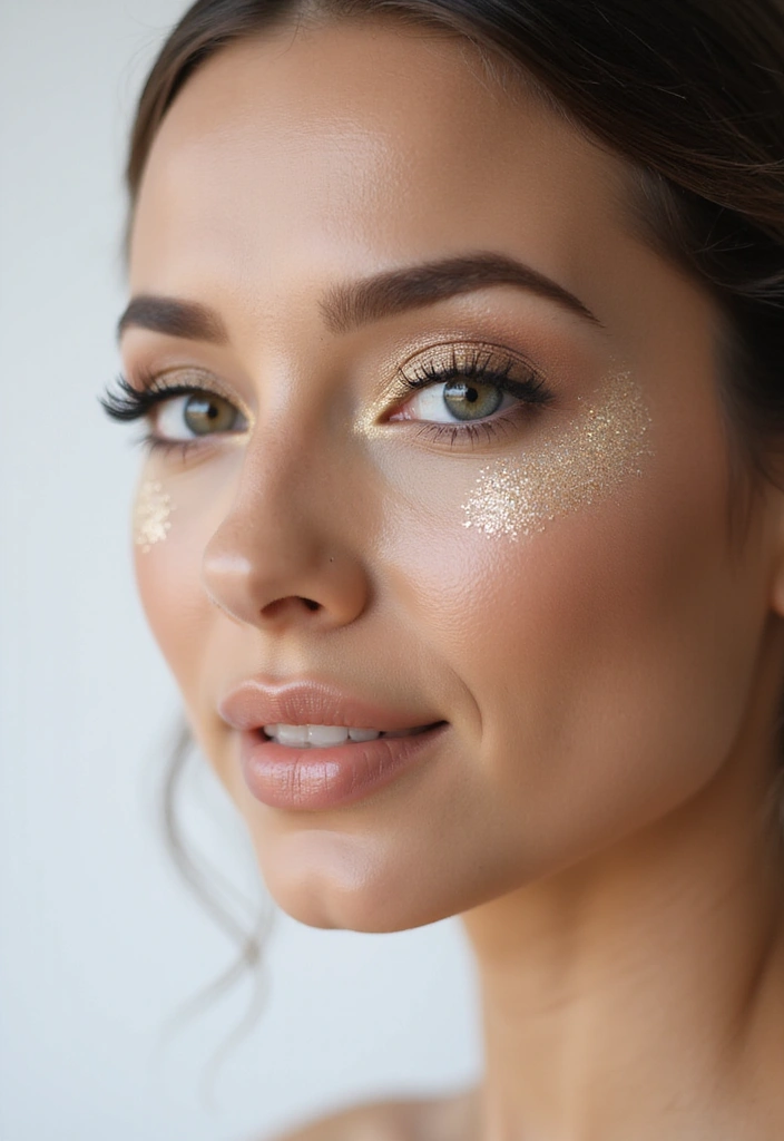 20 Stunning Indian Bridal Makeup Looks That Will Leave You Breathless (You Won't Believe #5!) - 19. Shimmer and Shine
