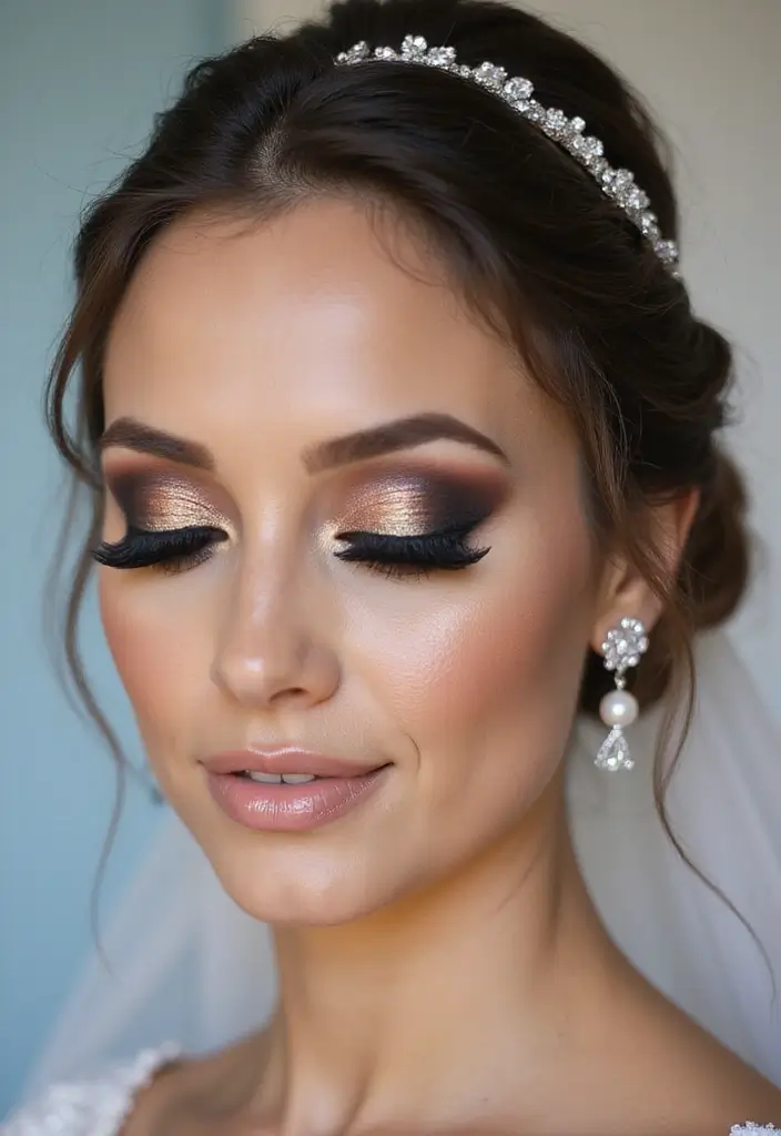 20 Stunning Indian Bridal Makeup Looks That Will Leave You Breathless (You Won't Believe #5!) - 3. Smoky Eyes with a Twist