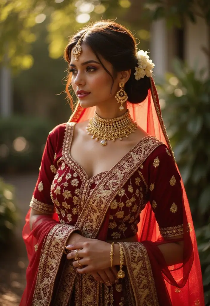 20 Stunning Indian Wedding Hairstyles Every Bride Must Try (You'll Love #3!) - 1. The Classic Bun