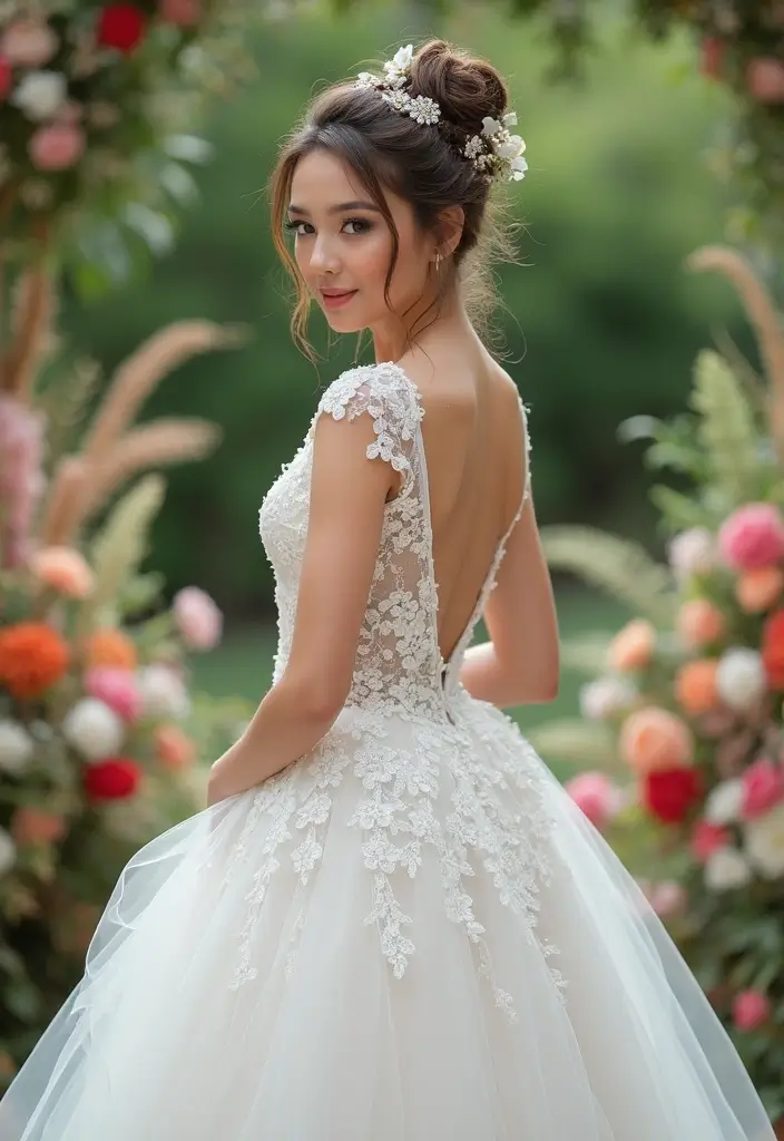20 Stunning Indian Wedding Hairstyles Every Bride Must Try (You'll Love #3!) - 10. The Messy Bun