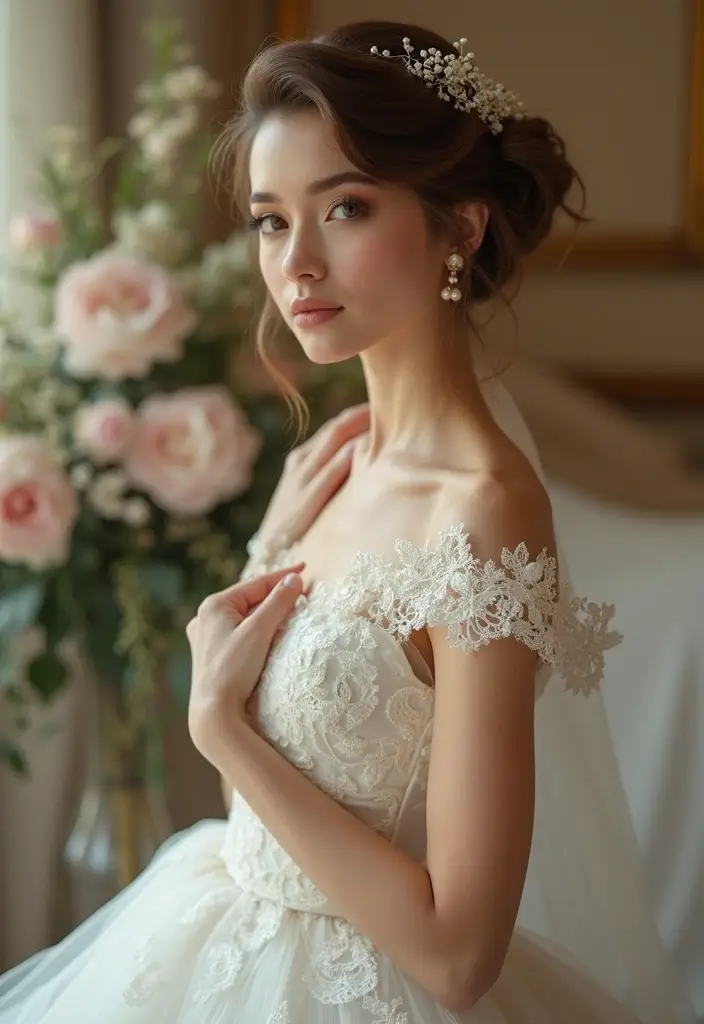 20 Stunning Indian Wedding Hairstyles Every Bride Must Try (You'll Love #3!) - 15. Vintage Updo with Accessories