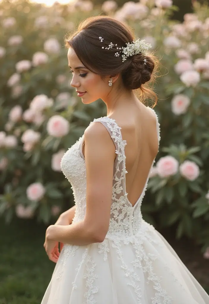 20 Stunning Indian Wedding Hairstyles Every Bride Must Try (You'll Love #3!) - 18. Twisted Low Bun