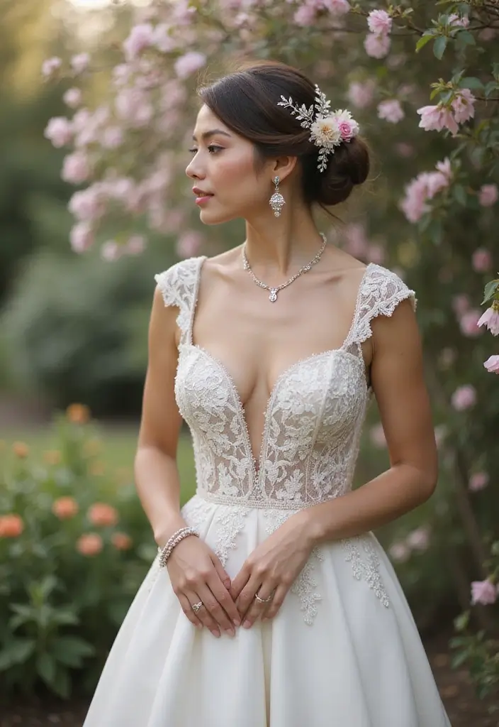 20 Stunning Indian Wedding Hairstyles Every Bride Must Try (You'll Love #3!) - 4. The Side Bun
