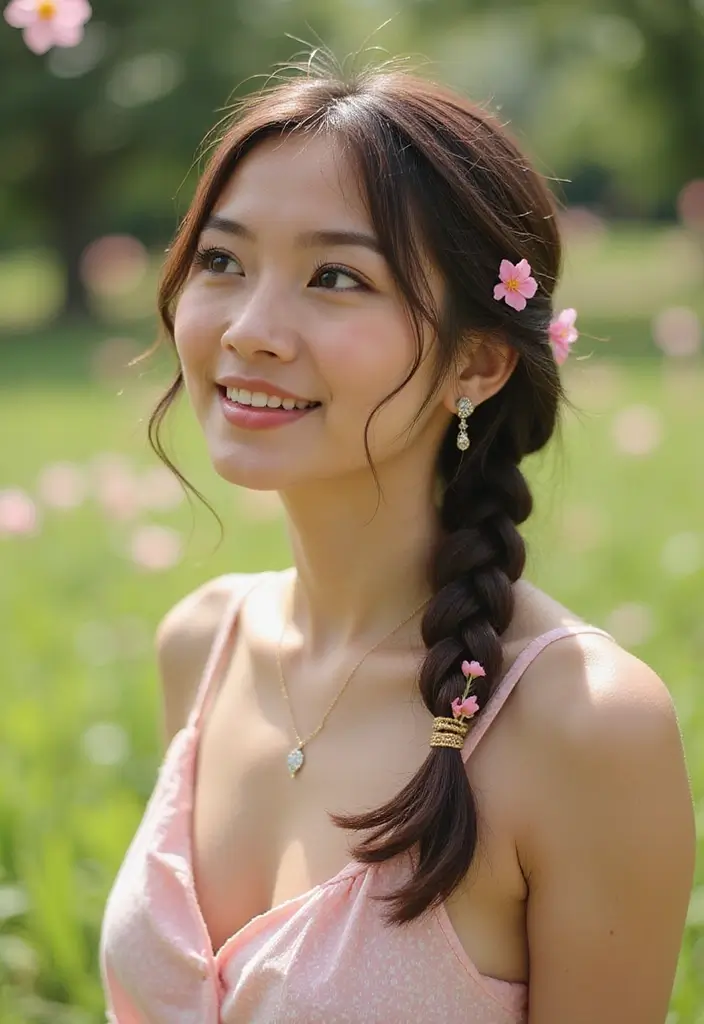 20 Stunning Shoulder Length Hairstyles That Will Transform Your Look Instantly! - 14. Flirty Side Braid