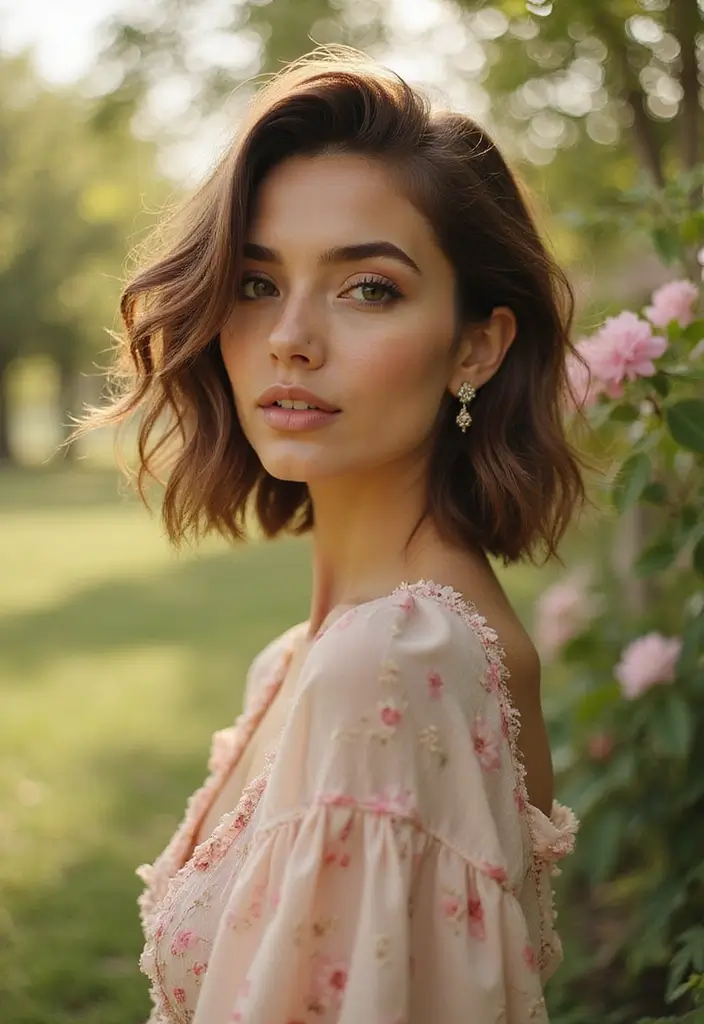 20 Stunning Shoulder Length Hairstyles That Will Transform Your Look Instantly! - 3. Textured Lob
