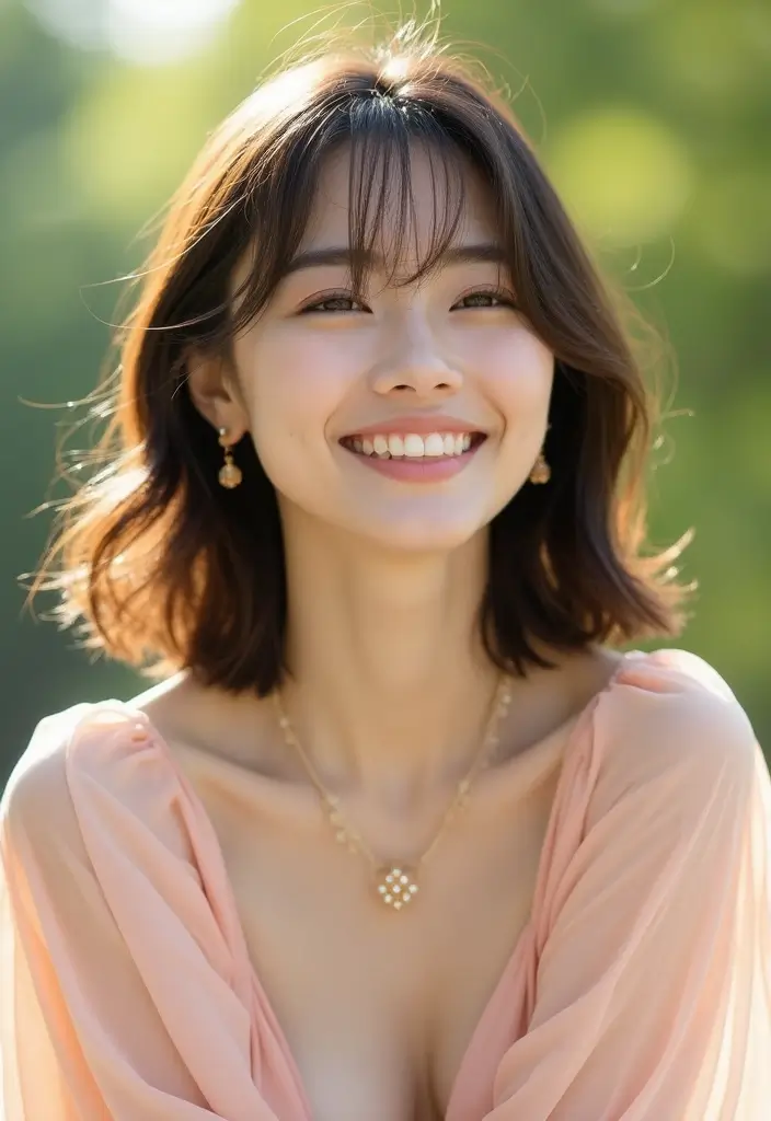 20 Stunning Shoulder Length Hairstyles That Will Transform Your Look Instantly! - 9. Curtain Bangs