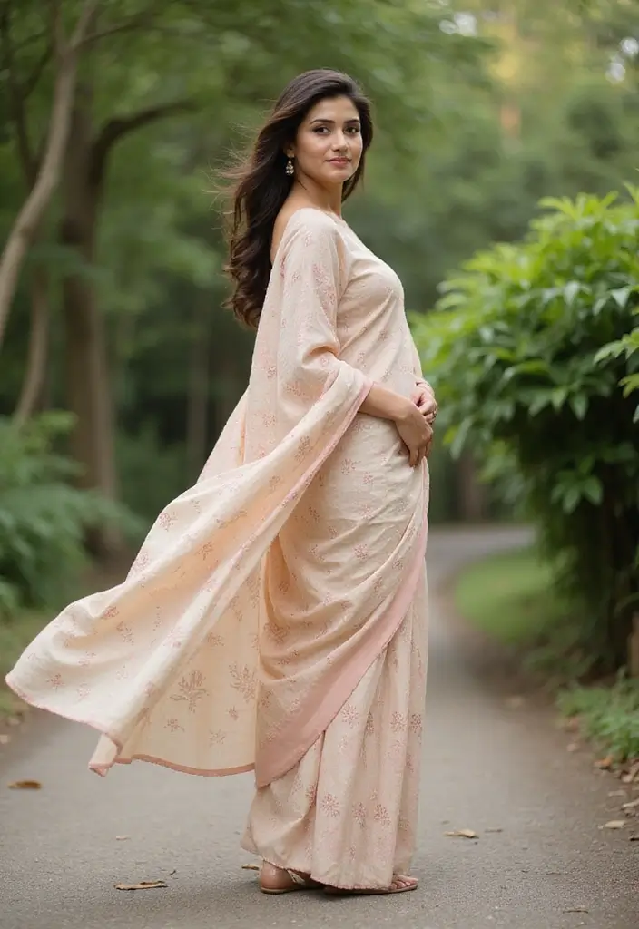 20 Stunning South Indian Bridal Sarees That Will Leave You Breathless! (You Won't Believe #5!) - 14. Versatile Linen Saree