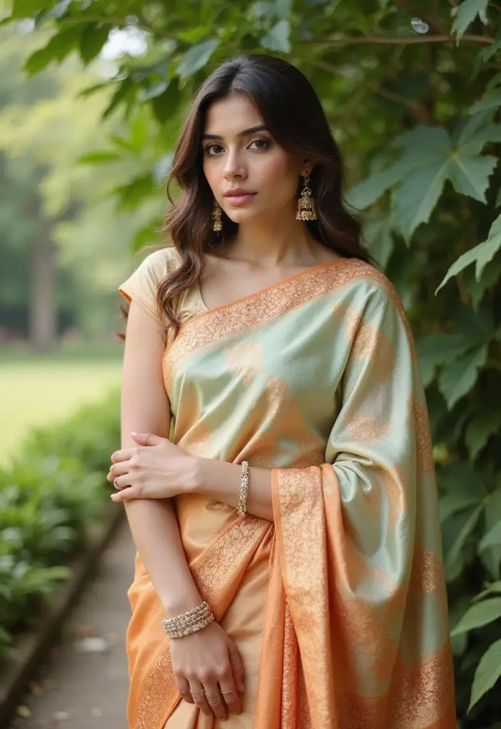 20 Stunning South Indian Bridal Sarees That Will Leave You Breathless! (You Won't Believe #5!) - 3. Graceful Mysore Silk Saree