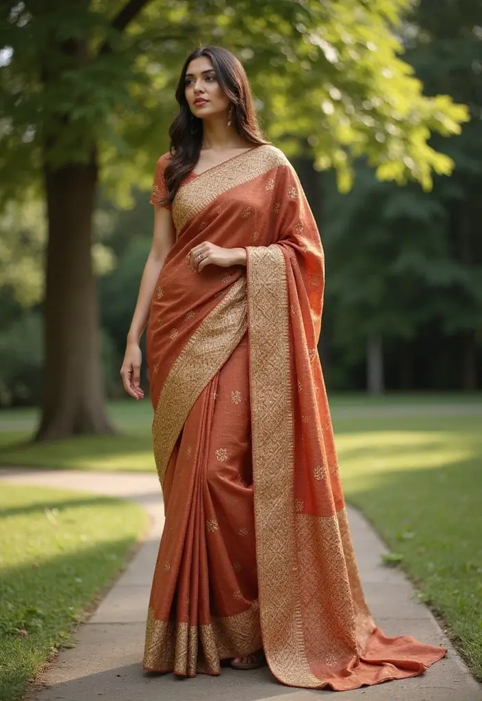 20 Stunning South Indian Bridal Sarees That Will Make You the Star of Your Wedding! - 15. Graceful Dhaka Sarees