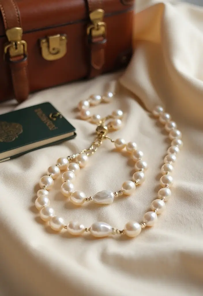 20 Stunning Travel Jewelry Ideas for Women That Will Elevate Your Style on the Go! - 20. Timeless Pearls