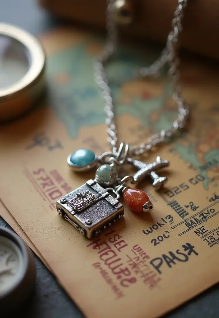 20 Stunning Travel Jewelry Ideas for Women That Will Elevate Your Style on the Go! - 4. Personalized Charm Necklaces
