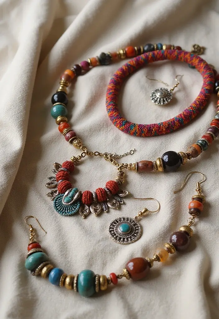20 Stunning Travel Jewelry Ideas for Women That Will Elevate Your Style on the Go! - 8. Ethnic-Inspired Jewelry