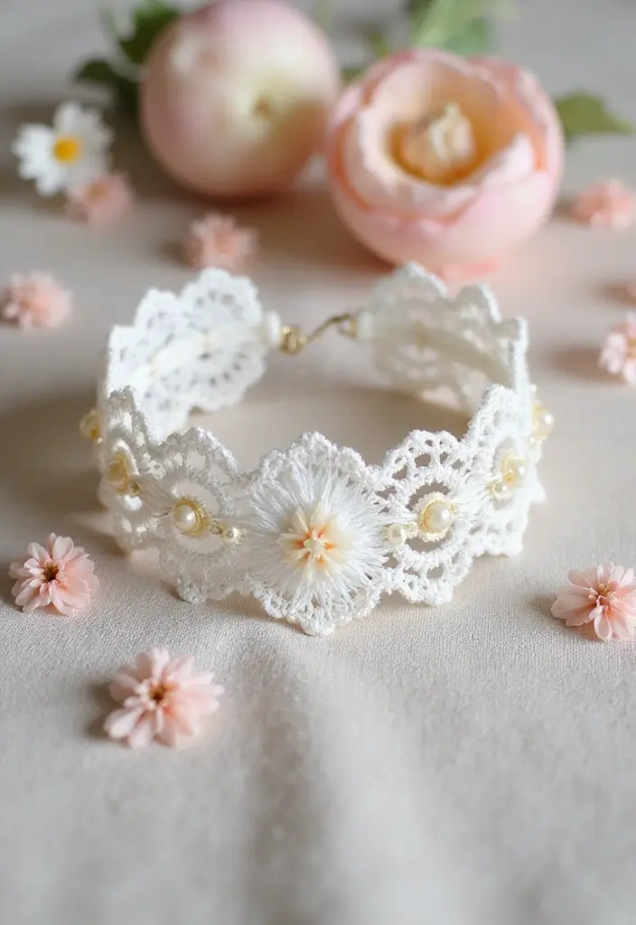 20 Stunning Wedding Jewelry Pieces That Will Make You Say 'I Do!' - 12. Intricate Lace Bracelets