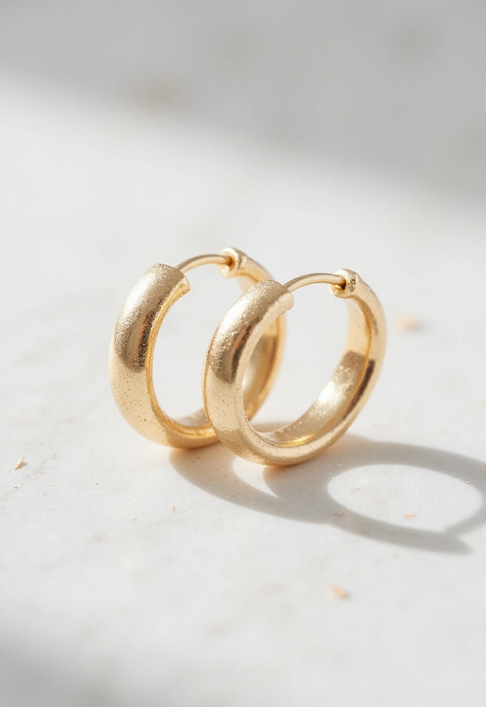 20 Stunning Wedding Jewelry Pieces That Will Make You Say 'I Do!' - 13. Simple Gold Hoops