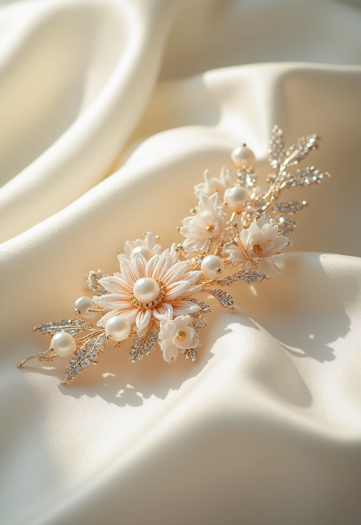 20 Stunning Wedding Jewelry Pieces That Will Make You Say 'I Do!' - 18. Whimsical Hairpins