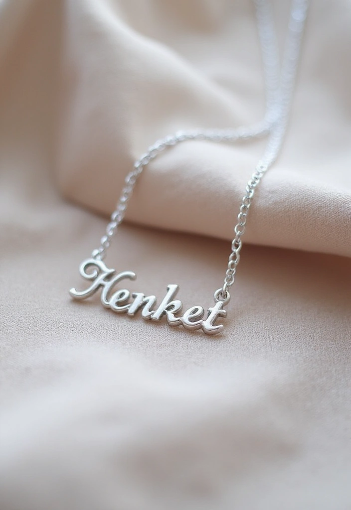 20 Stunning Wedding Jewelry Pieces That Will Make You Say 'I Do!' - 8. Personalized Name Necklaces