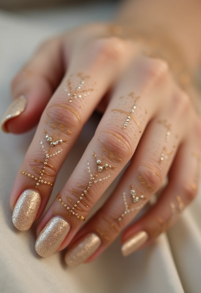 20 Stunning Wedding Nail Art Designs for the Modern Indian Bride (Prepare to Be Amazed!) - 1. Intricate Mehndi Patterns