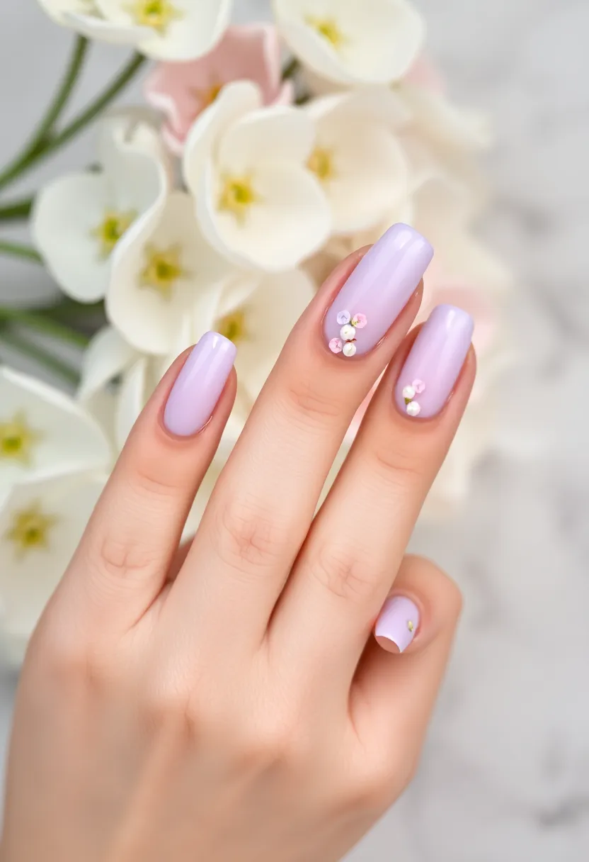 20 Stunning Wedding Nail Art Designs for the Modern Indian Bride (Prepare to Be Amazed!) - 14. Soft Pastel Dreams