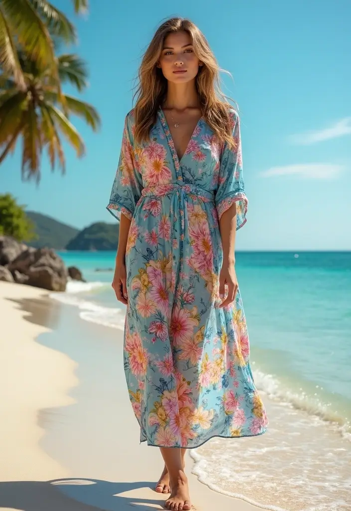 20 Thailand Outfit Ideas That’ll Make You the Star of Every Beach Photo! - 12. Colorful Tunic