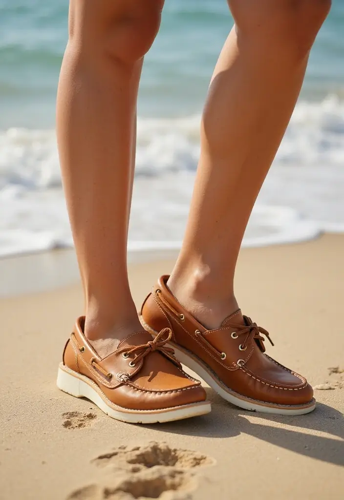 20 Thailand Outfit Ideas That’ll Make You the Star of Every Beach Photo! - 13. Chic Boat Shoes