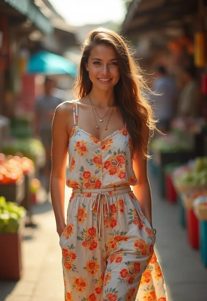 20 Thailand Outfit Ideas That’ll Make You the Star of Every Beach Photo! - 4. Light and Breezy Jumpsuit