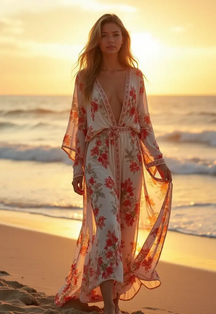 20 Thailand Outfit Ideas That’ll Make You the Star of Every Beach Photo! - 9. Chic Kaftan