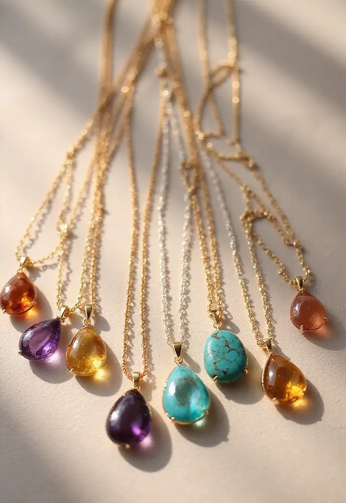 25 Fancy Jewellery Designs That'll Make You the Center of Attention! - 11. Colorful Gemstone Necklaces
