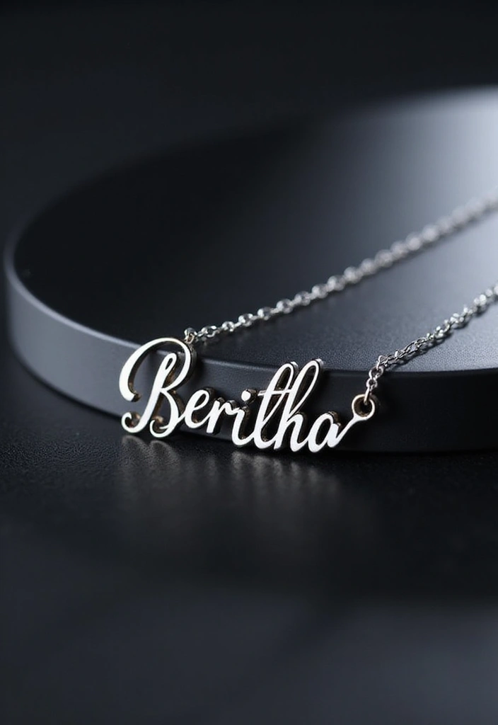 25 Fancy Jewellery Designs That'll Make You the Center of Attention! - 13. Personalized Name Necklaces