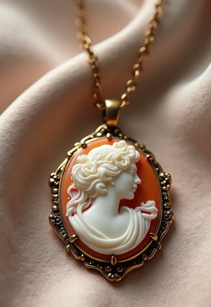 25 Fancy Jewellery Designs That'll Make You the Center of Attention! - 19. Vintage Cameo Necklaces