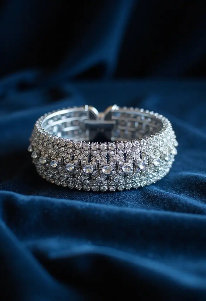 25 Fancy Jewellery Designs That'll Make You the Center of Attention! - 4. Crystal-Embellished Cuffs