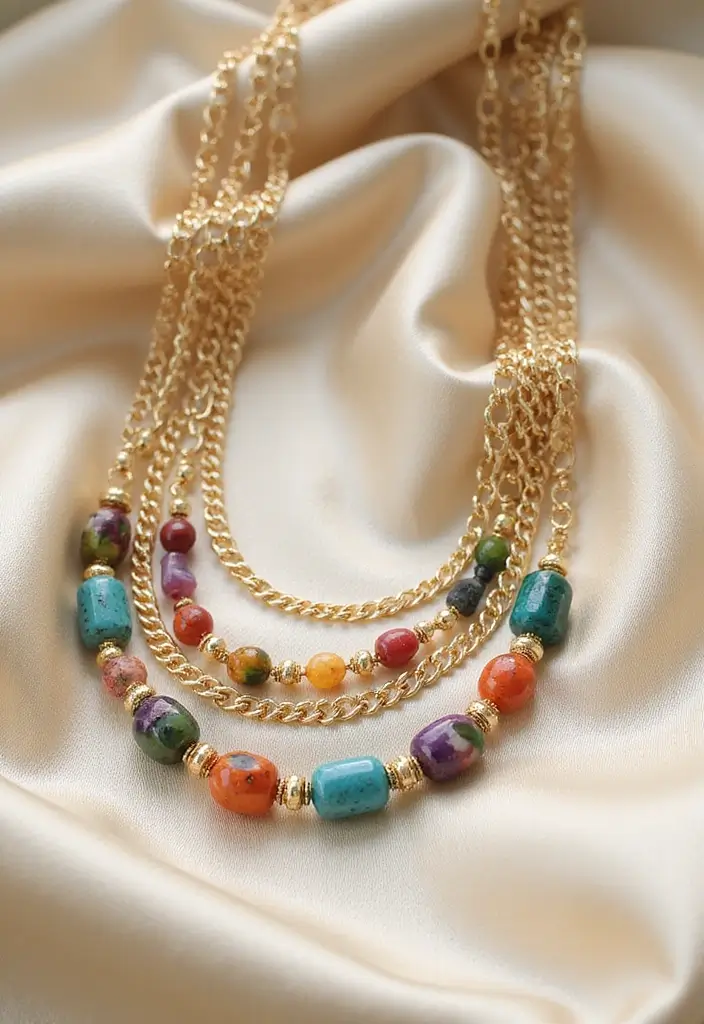 25 Fancy Jewellery Designs That'll Make You the Center of Attention! - 6. Multi-Layered Necklaces
