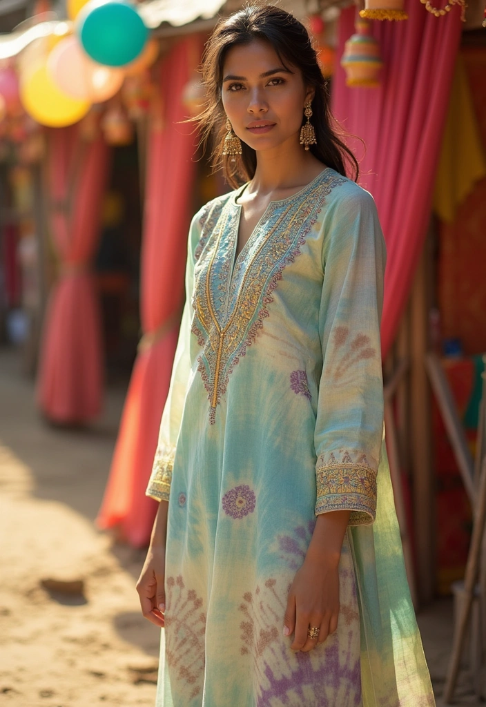 25 Trendy Kurtas Sets for Women That Elevate Everyday Ethnic Wear - 16. Cultural Heritage: The Bandhani Kurta