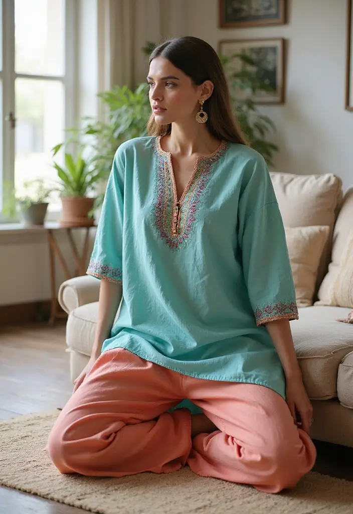 25 Trendy Kurtas Sets for Women That Elevate Everyday Ethnic Wear - 17. Everyday Elegance: The Comfortable Cotton Kurta