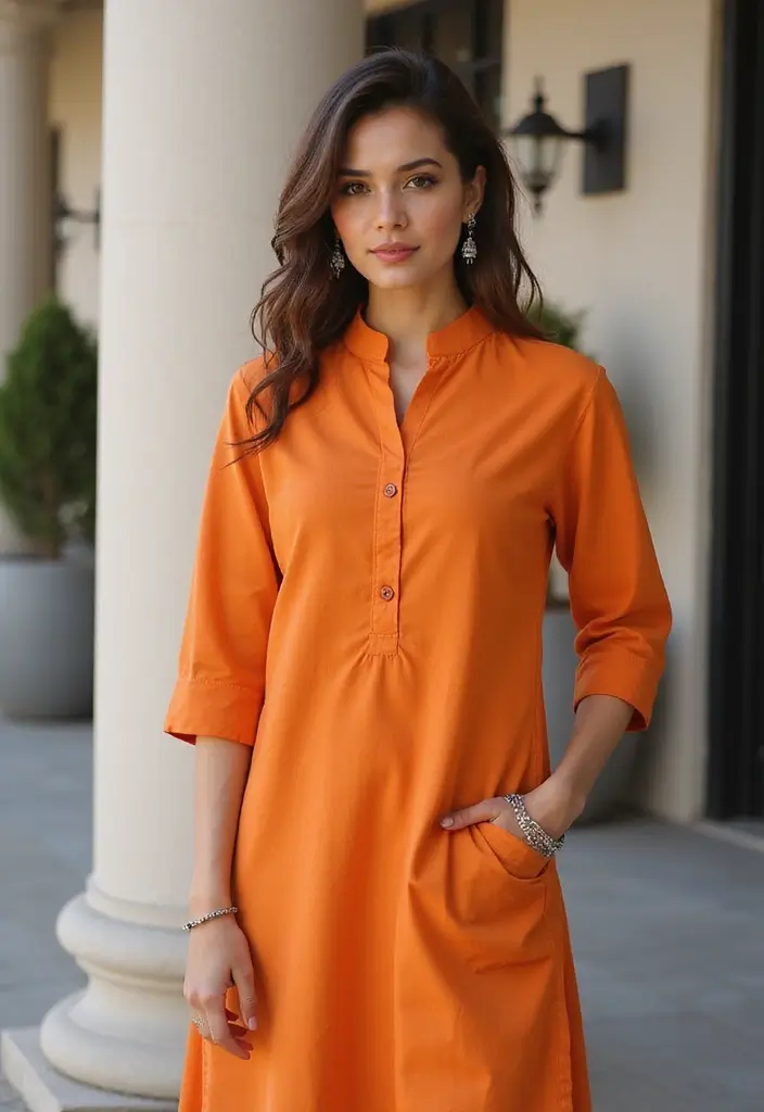 25 Trendy Kurtas Sets for Women That Elevate Everyday Ethnic Wear - 3. Minimalist Vibes: The Solid Color Set