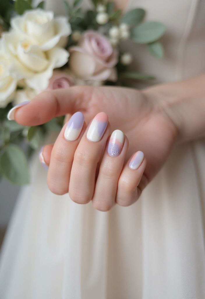 30 Stunning Indian Wedding Nail Art Designs Every Bride Needs to See! - 17. Ombre Shades