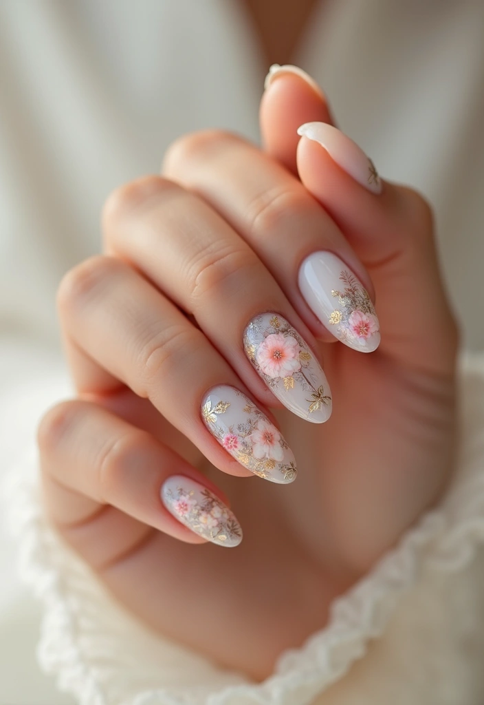 30 Stunning Indian Wedding Nail Art Designs Every Bride Needs to See! - 18. Artistic Illustrations