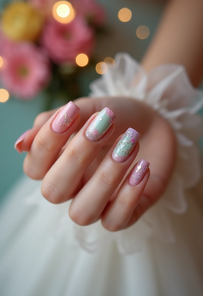 30 Stunning Indian Wedding Nail Art Designs Every Bride Needs to See! - 23. Artistic Doodles