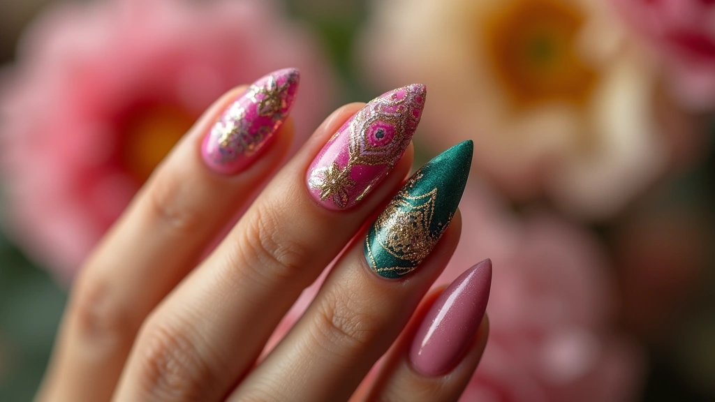 30 Stunning Indian Wedding Nail Art Designs Every Bride Needs to See! - Gleam Gather