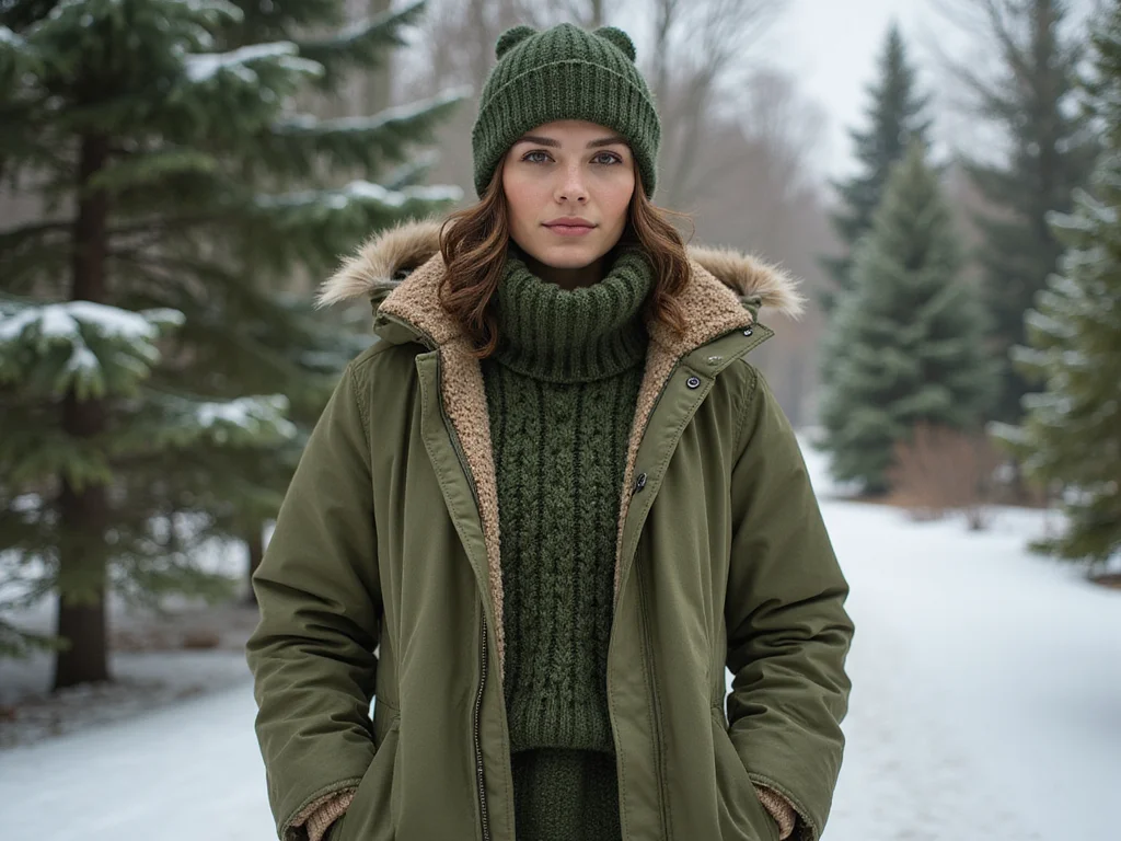 100 Color Combinations for Winter Fashion (with HEX Codes) - Earthy Greens