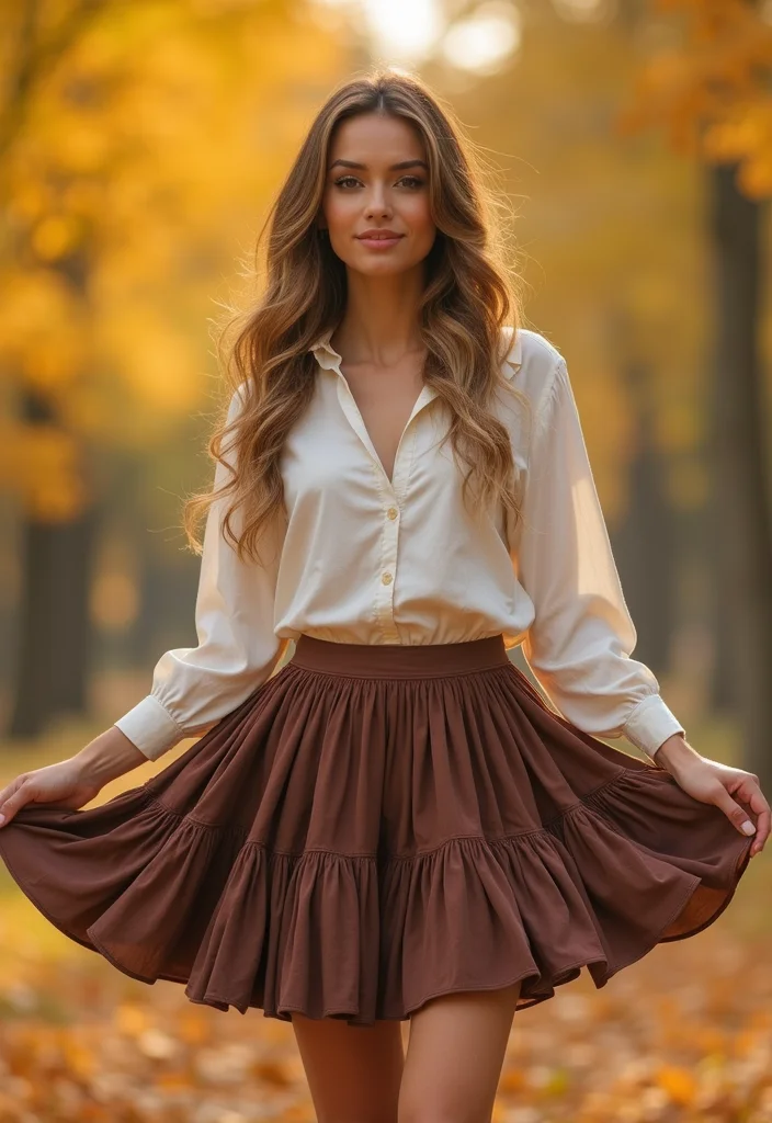 15 Fall Fashion Trends Featuring Skirts You Can't Miss This Season! - 10. Ruffled Skirts